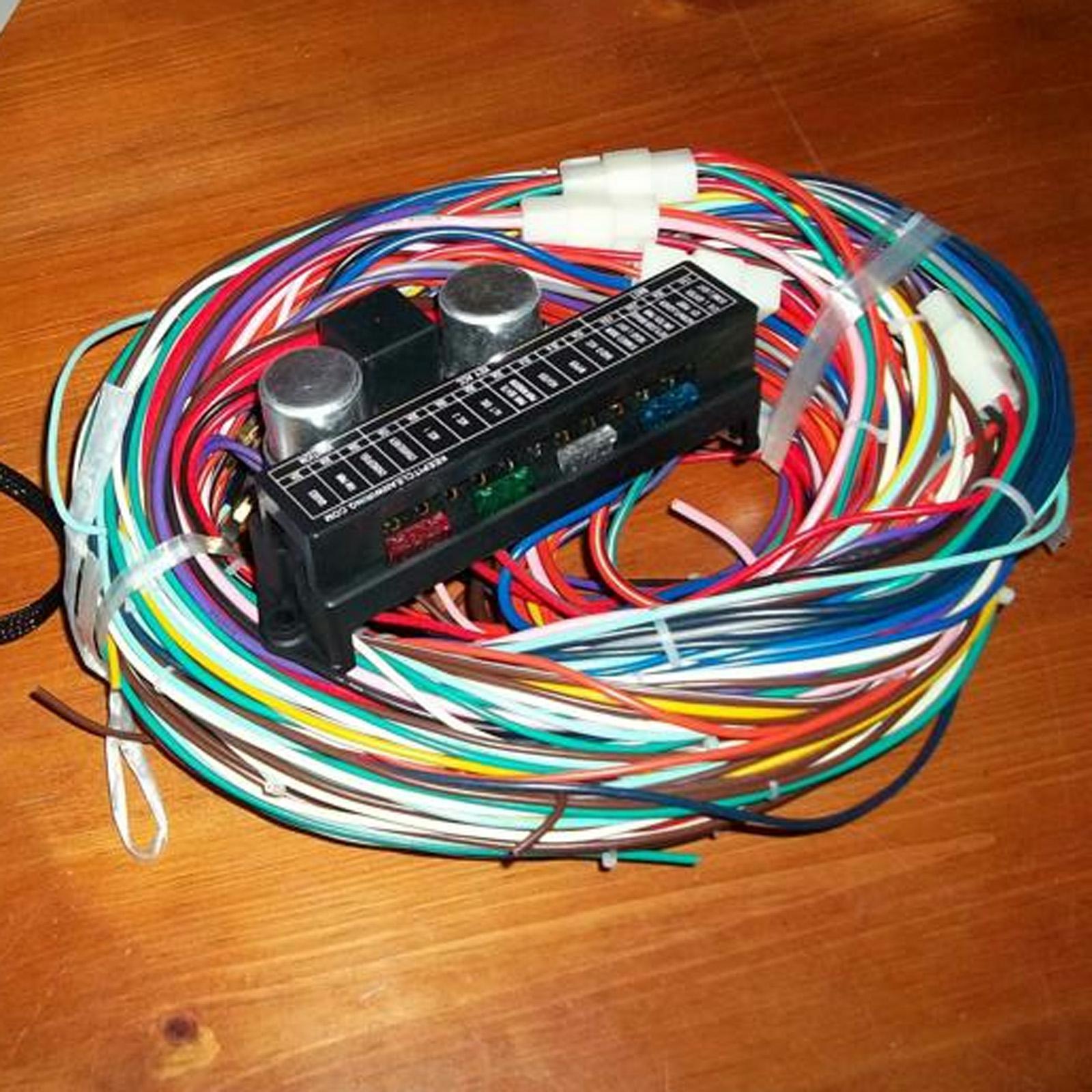 New 12v 24 Circuit 15 Fuse Street Hot Rat Rod Wiring
