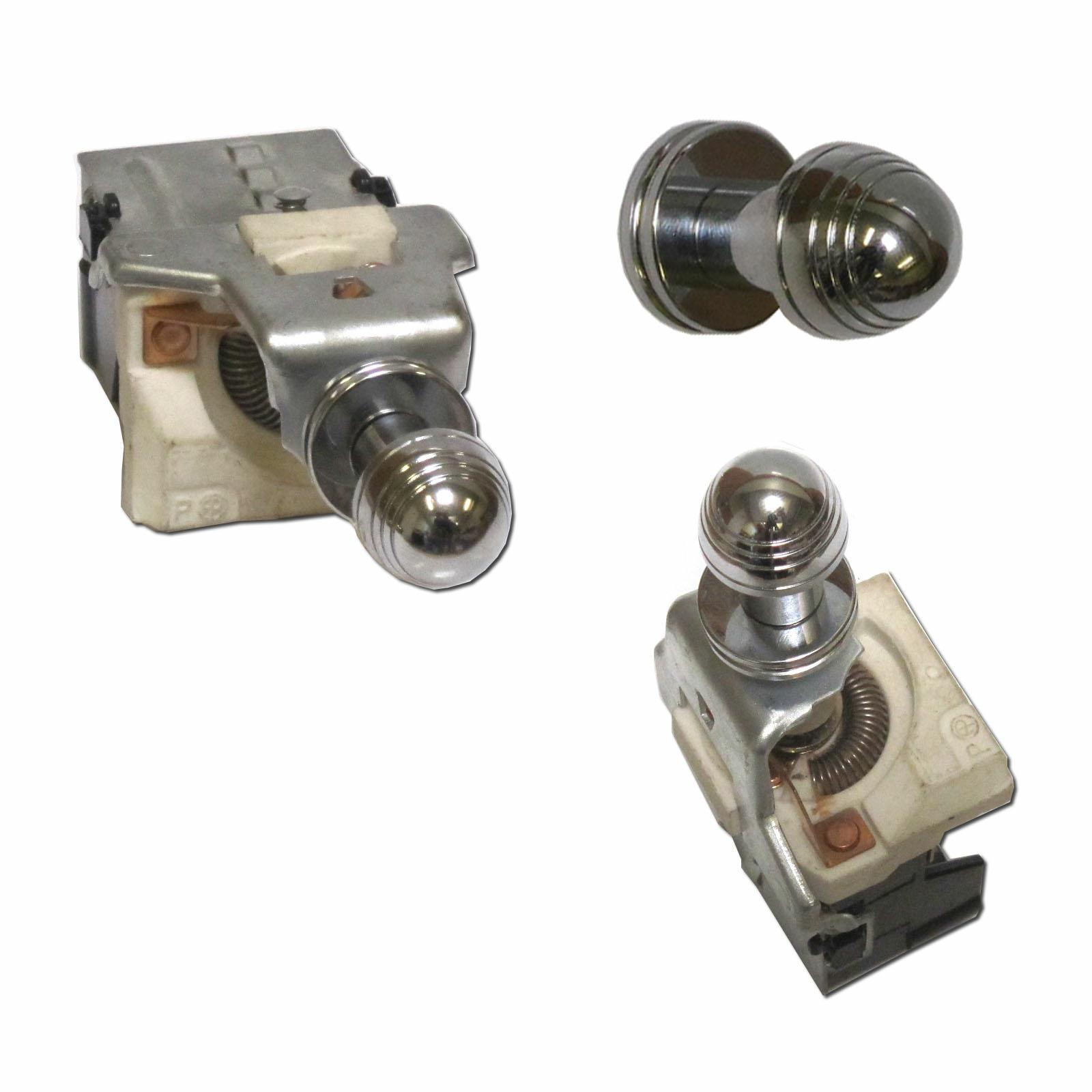 HOT ROD HEADLIGHT SWITCH chrome knob Art Deco Retro Vintage Street rat