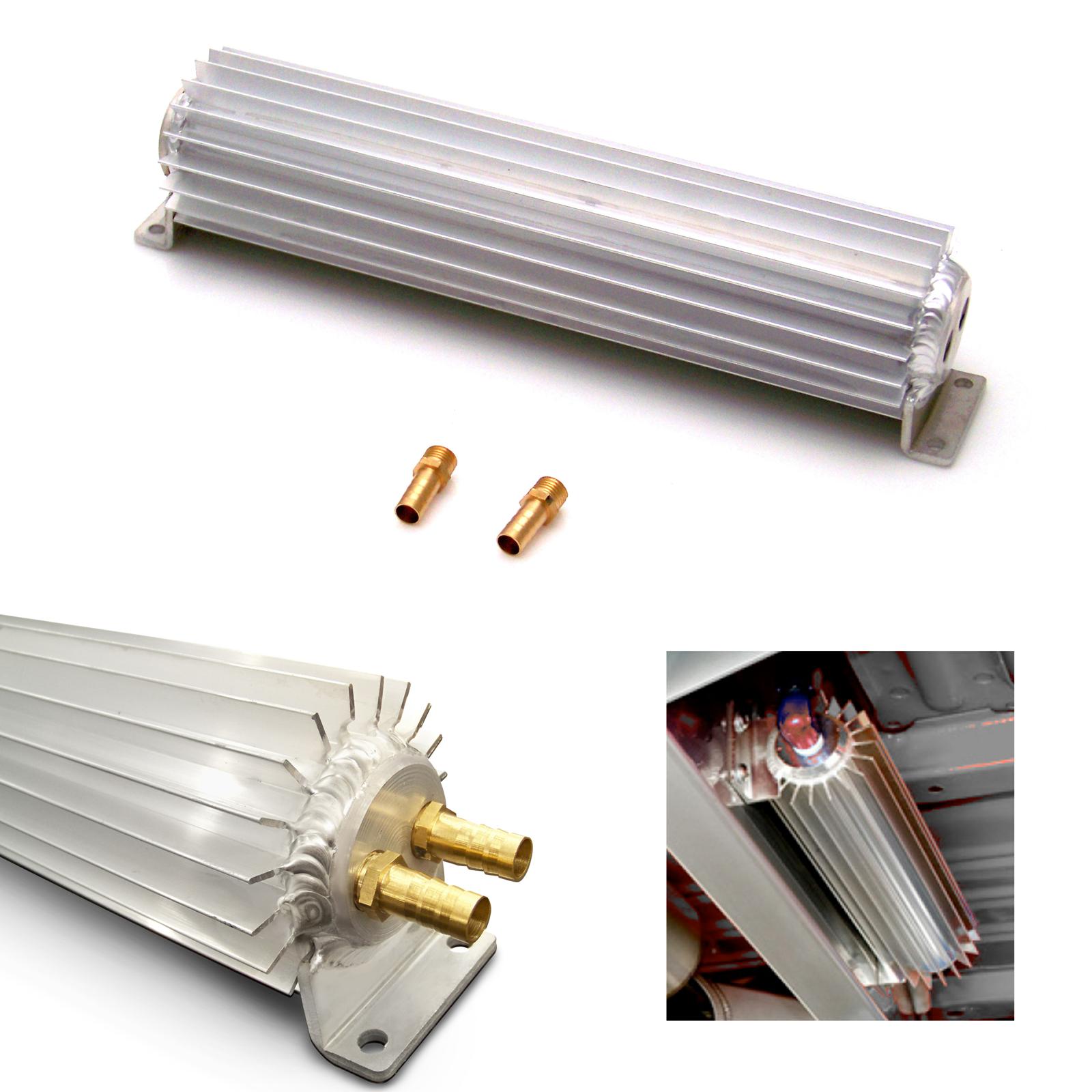 Finned Aluminum Transmission Oil Fluid Cooler 700R4 TH350 TH400 4L80E 3L80 pan eBay