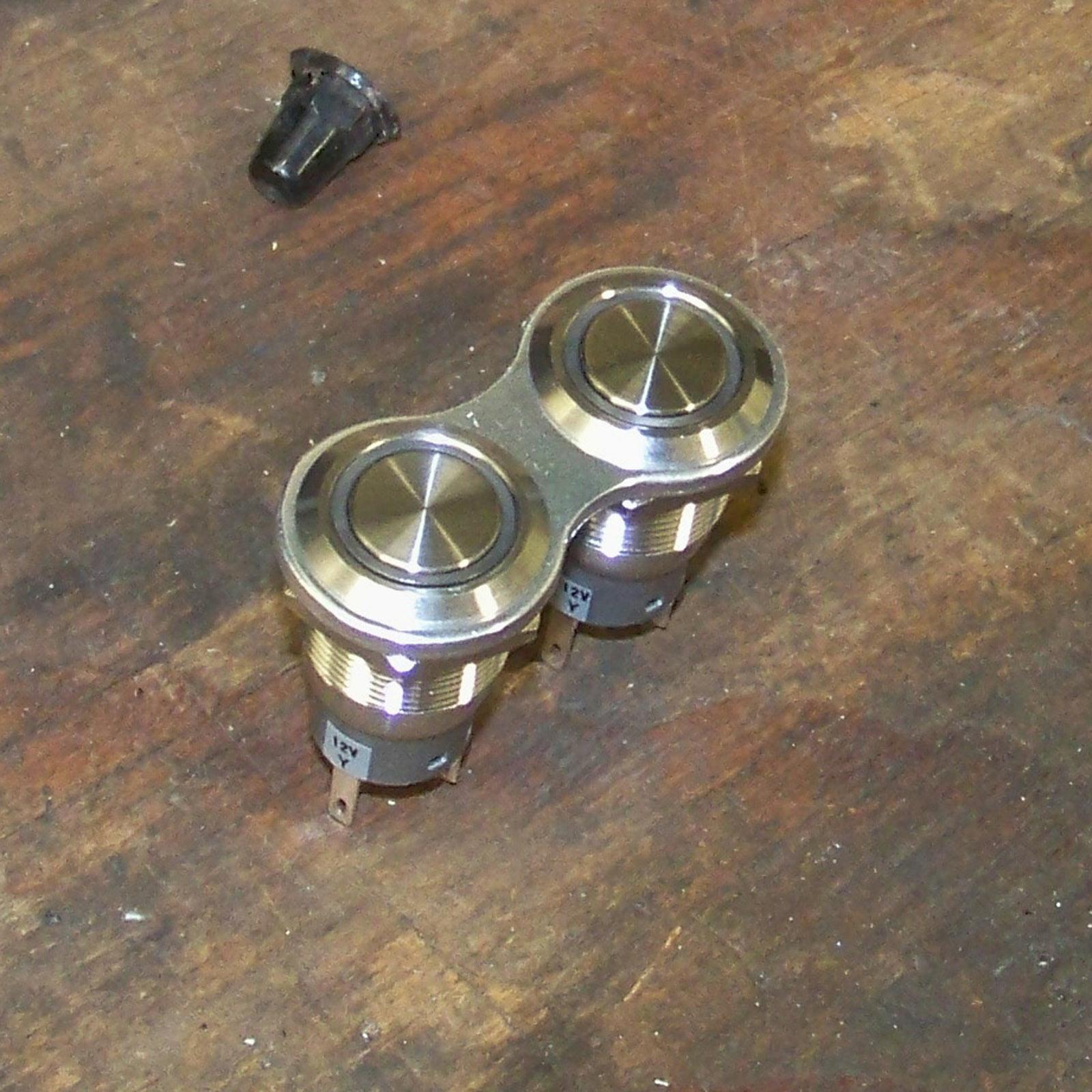 RETRO Universal Billet Power Window Switches Streetrod Lowrider Power