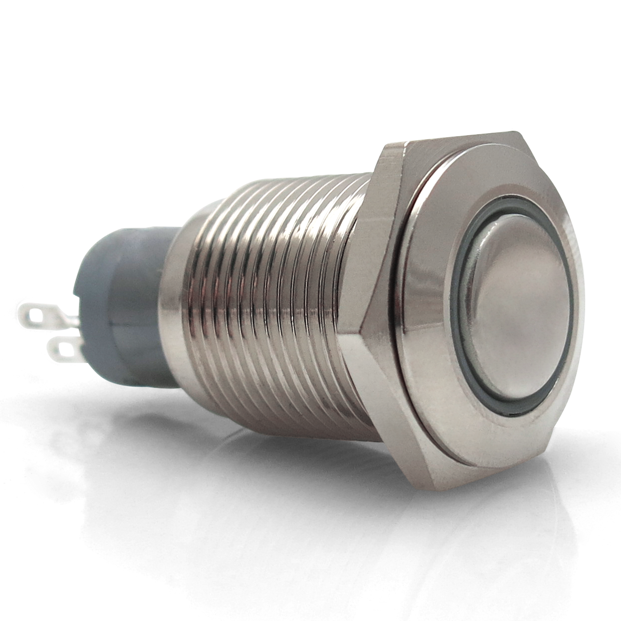 12V NEW ANGEL LATCHING BLUE TOGGLE SWITCH LIGHT LED LIGHTED PUSH BUTTON