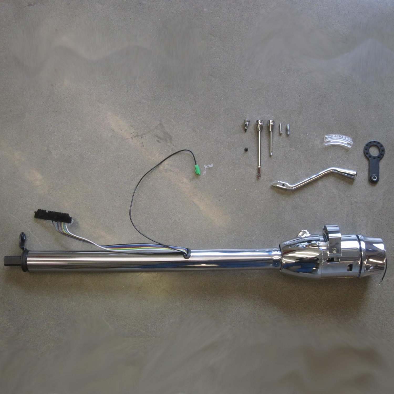 1965 Chevrolet C10 Pickup Chromed Steering Column harness shifter drop