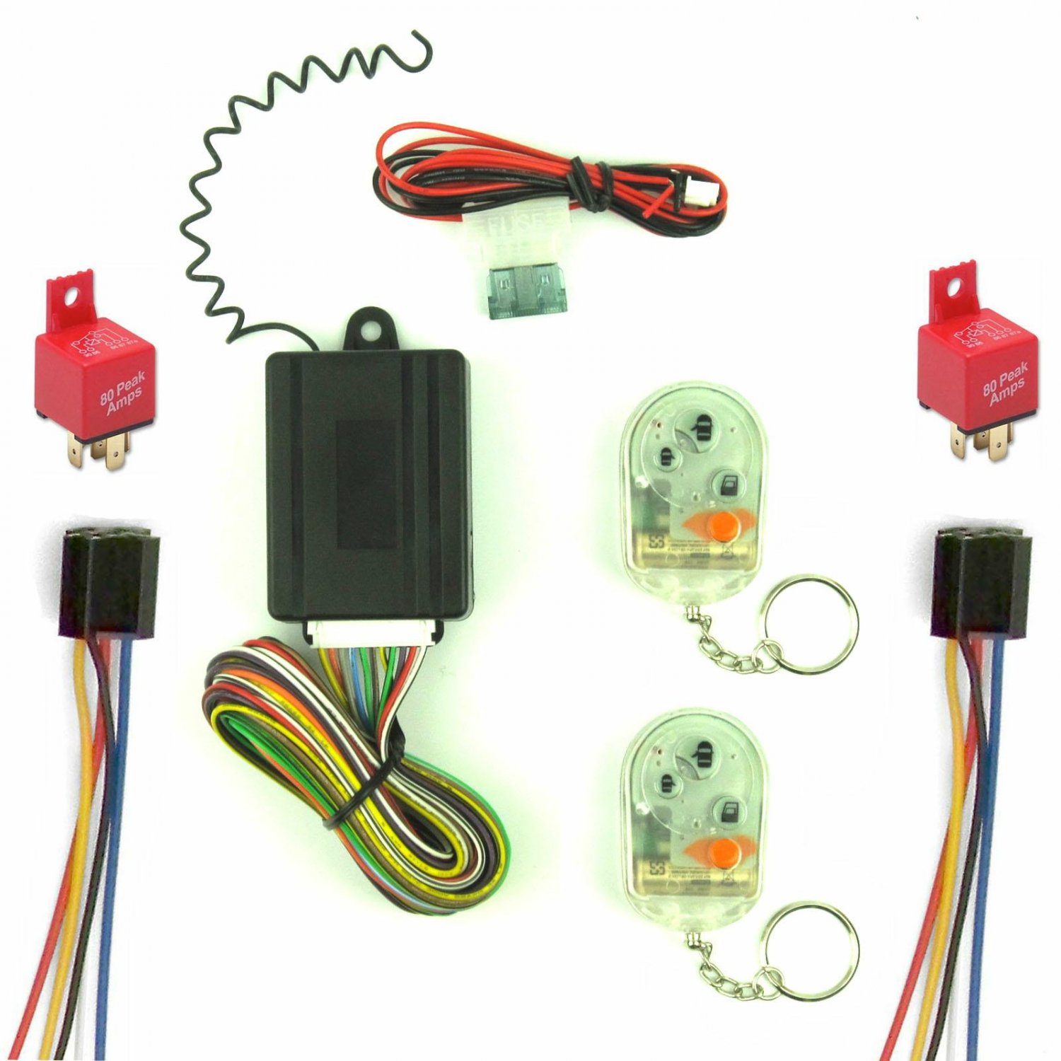 80 Amp Shaved Door Handle Popper Kit Remote Controller Just Add