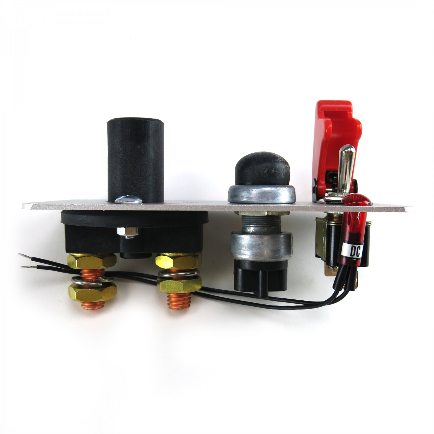 3 Toggle Switch Led Nitrous Activate Race Panel Chrome