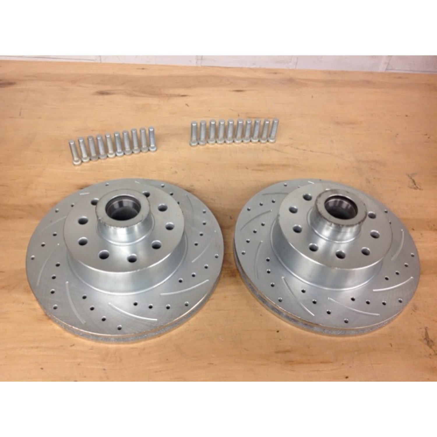 MII Pinto 11 Round Vented Rotor Conversion Kit Drilled and Slotted