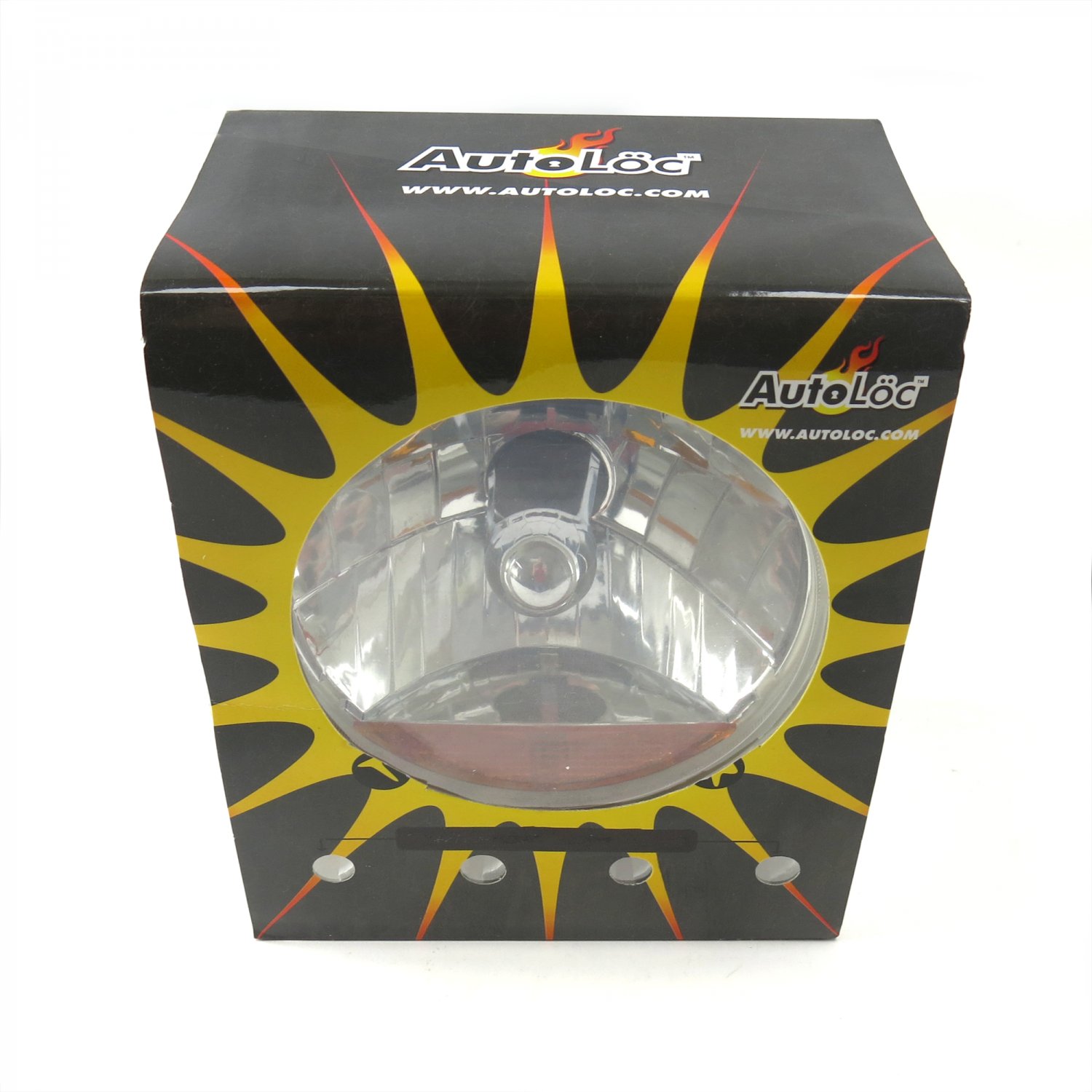 Snake-Eye 7/" Inch Halogen Lens Assembly with H4 Bulb /& Amber Turn Signal ~ Pair