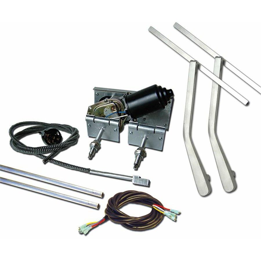 Find Heavy Duty Power Windshield Wiper Kit with Top Mount Wiper