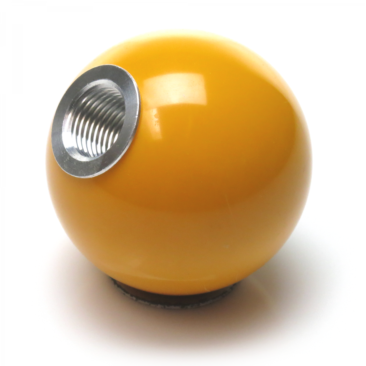 1 Ball Yellow Solid Billiard Shift Knob for BM Shifter Includes Adapter eBay