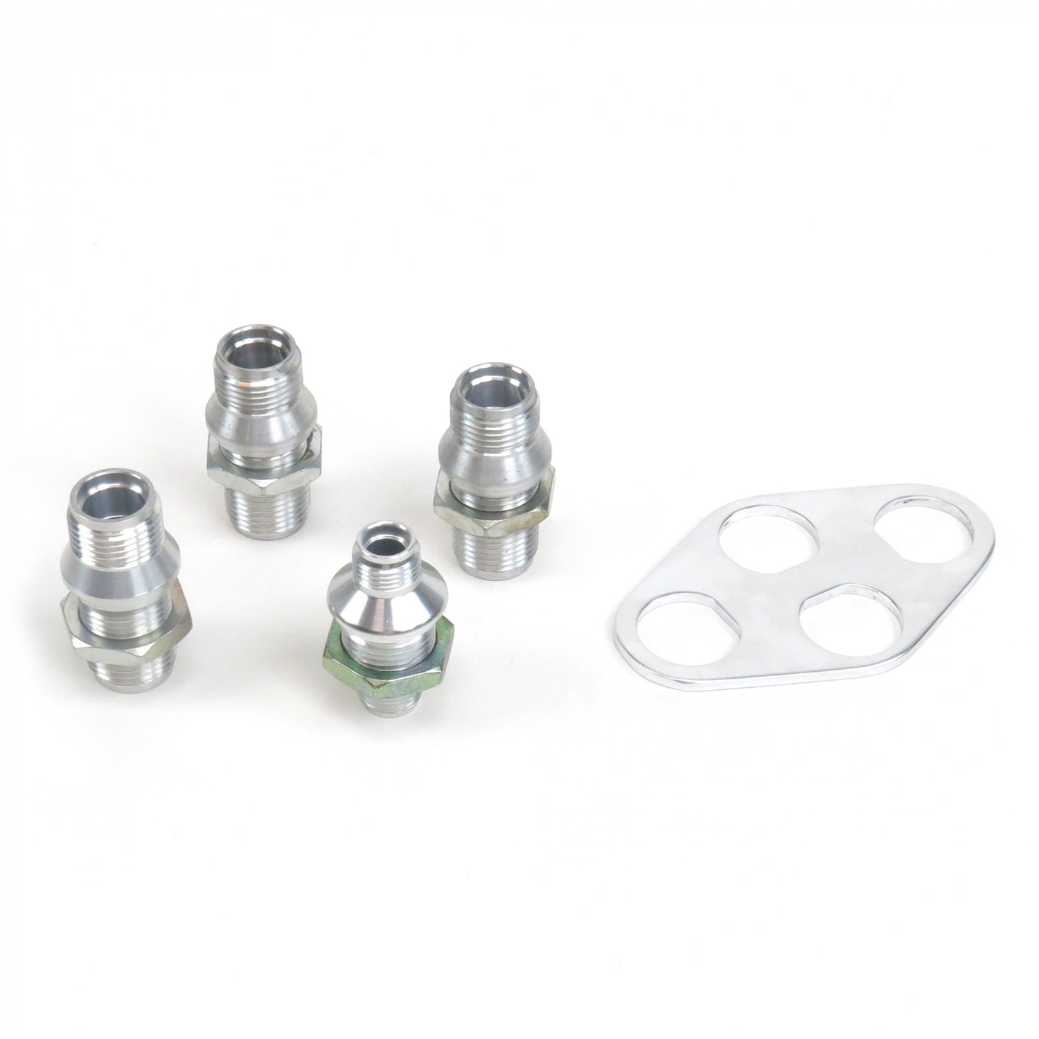 4 Port AC / Heater Bulkhead Kit 3 10AN and 1 6AN fitting aeroquip aeroflow hose