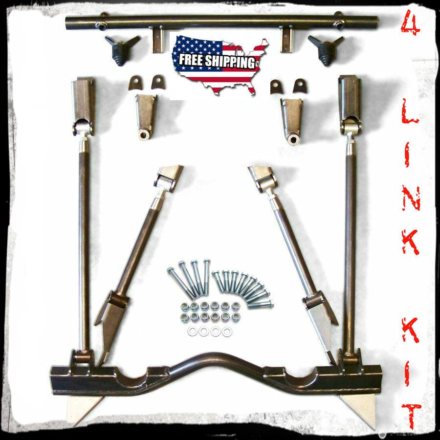 1977 Dodge D150 Rear FullSize Racing Suspension 4Link Kit lowering