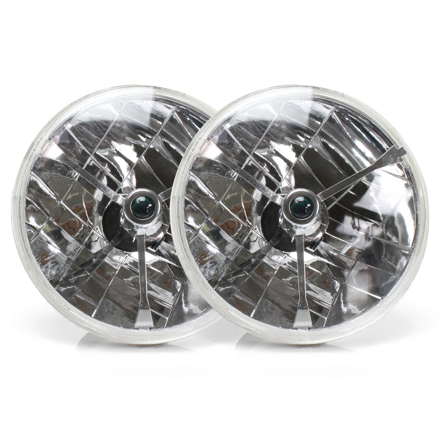 Tri-Bar 7/" Inch Halogen Lens Assembly Pair Street AUTLENB1AS rat muscle
