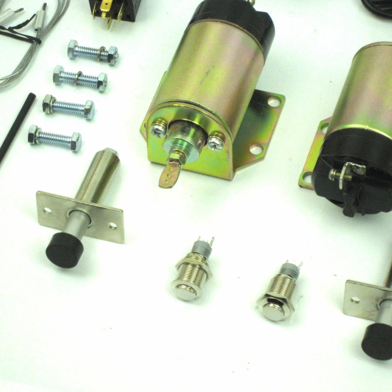 Professional Shaved Door Handle Popper w Nice Chromed Steel Buttons 35