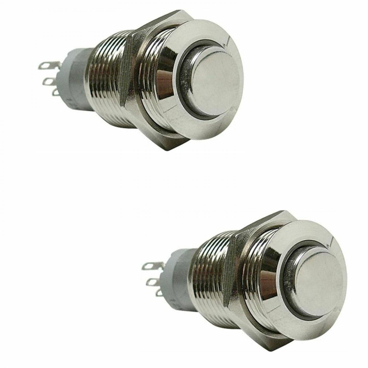 Professional Shaved Door Handle Popper w Nice Chromed Steel Buttons 35