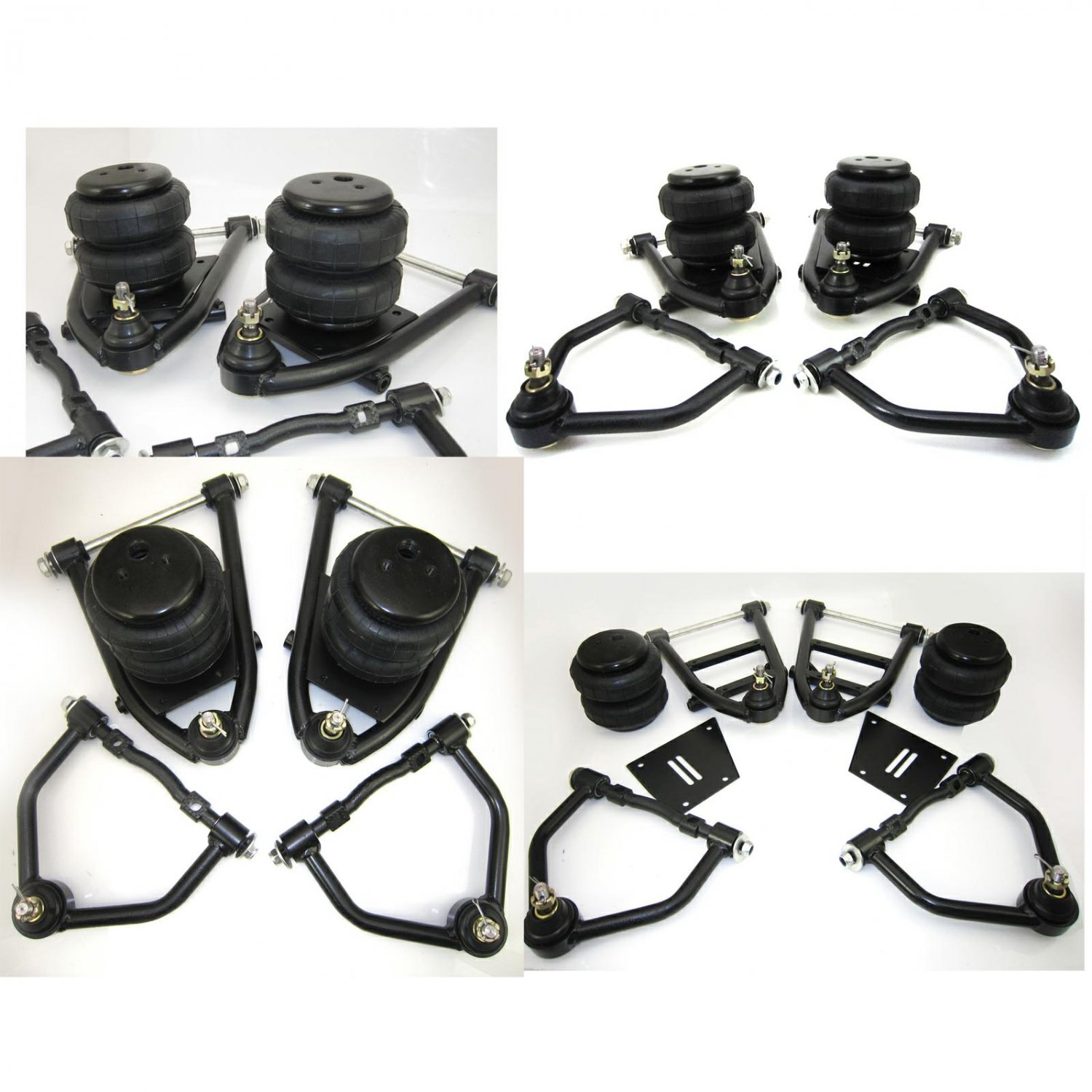 Mustang II IFS Front End Kit Airbag Arms Upper Lower Control lowering