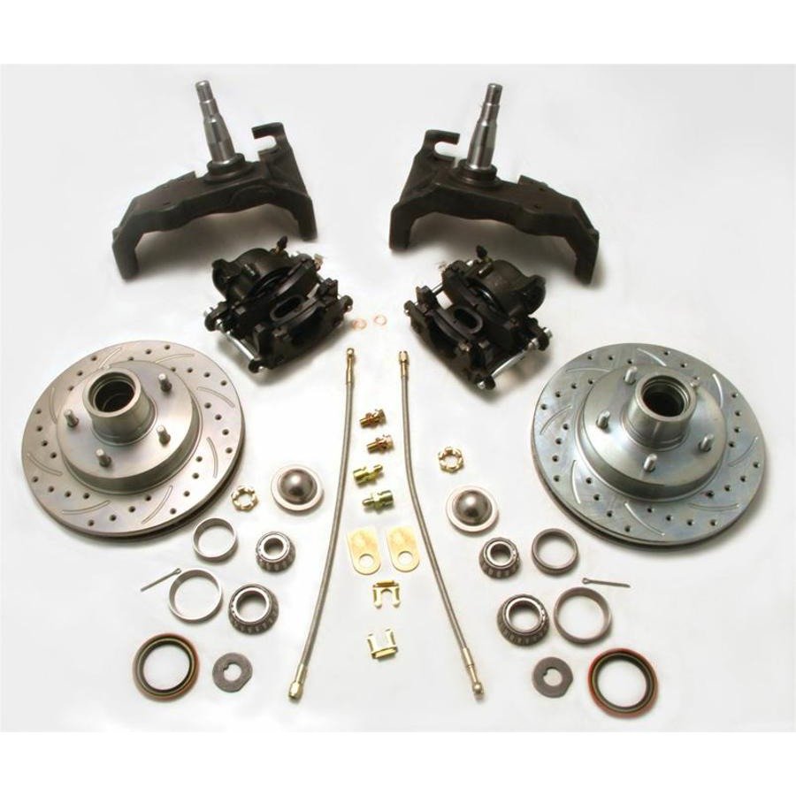 1955 1956 1957 CHEVY BEL AIR 2INCH DROP SPINDLE Disc Brake Conversion