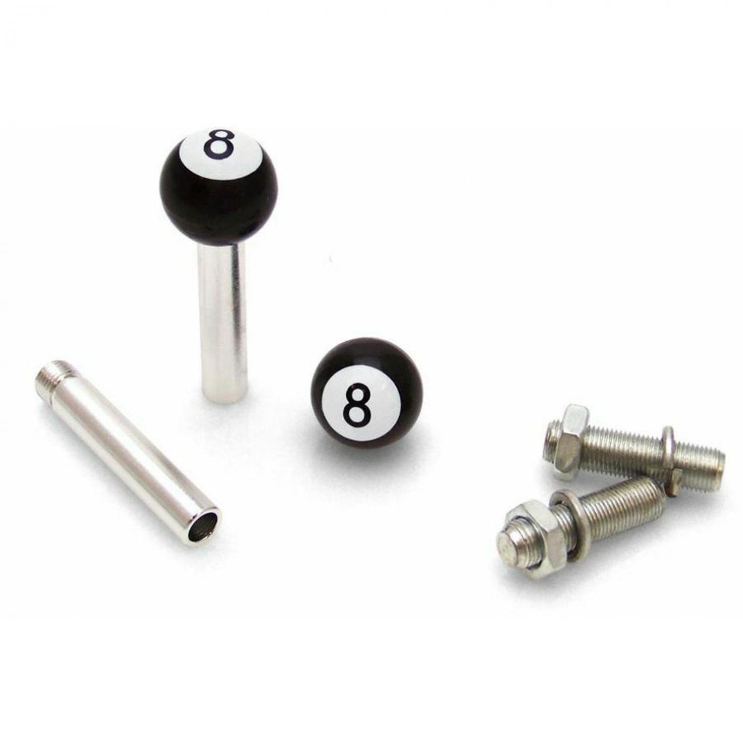 Harley Davidson 8 BALL Valve Stems/License Plate Bolts wheel tires