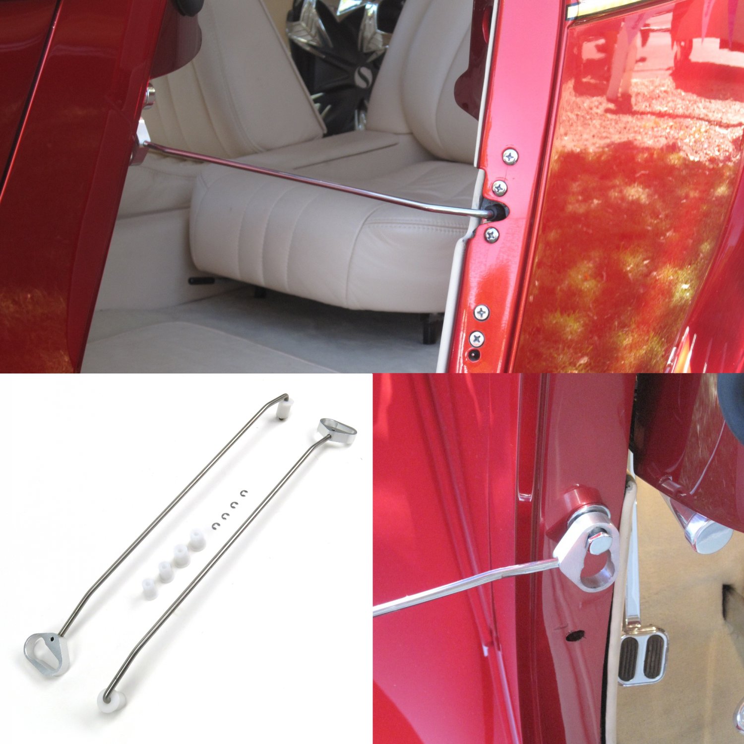 Prop Latch Bear Claw Latch Door Prop Kit hot rod formula sbc racing vintage Show ...
