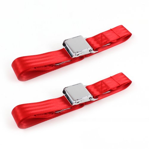 Classic Fit Black Lap & 3-Point Retractable Seat Belt Set For 1968-1974 Chevy Nova (2 Belts)