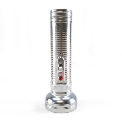 1940s 1950s Atomic Era Retro LED Flashlight w/ Steering Column