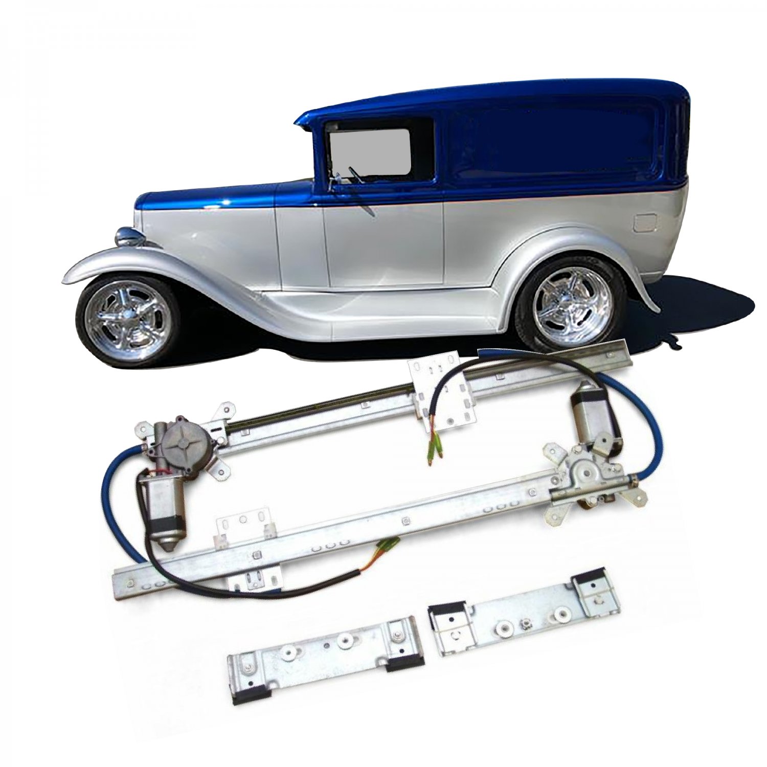 Autoloc Power Window Kit for 1931 Model A Delivery Woody Panel Truck ...